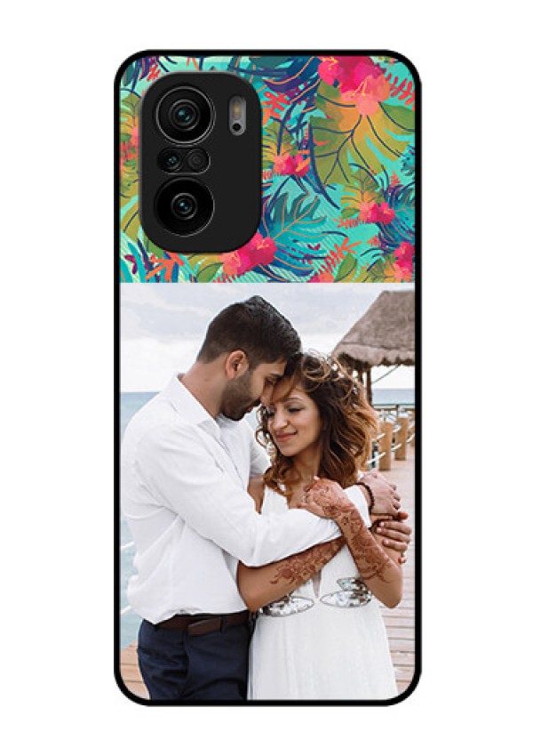 Mi 11x Pro 5G Photo Printing on Glass Case - Watercolor Floral Design