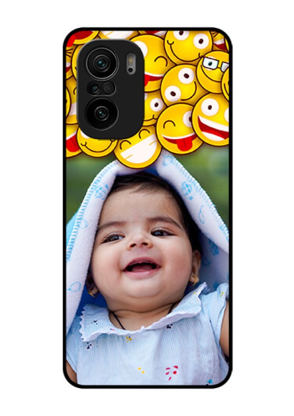 Mi 11x Pro 5G Custom Glass Mobile Case - with Smiley Emoji Design
