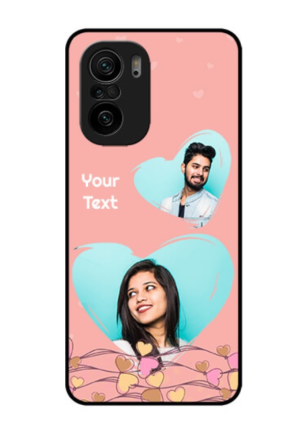 Mi 11x Pro 5G Custom Glass Mobile Case - Love Doodle Design