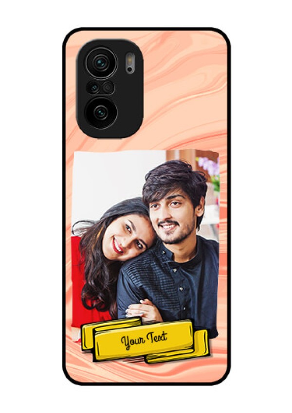 Mi 11x Pro 5G Personalized Glass Phone Case - Marble Texture Design