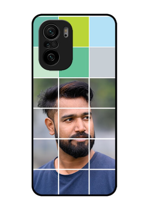 Mi 11x Pro 5G Photo Printing on Glass Case - with white box pattern 