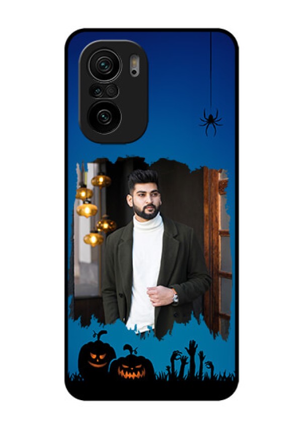 Mi 11x Pro 5G Photo Printing on Glass Case - with pro Halloween design 