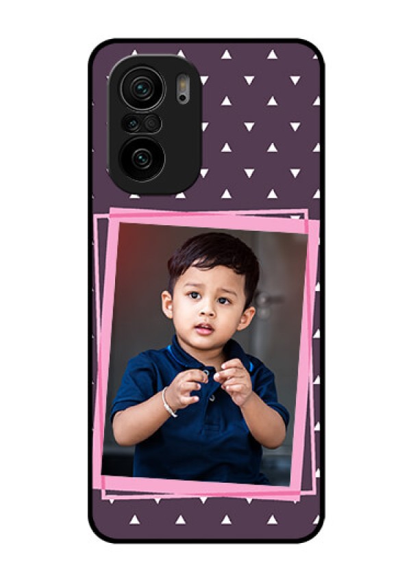 Mi 11x Pro 5G Custom Glass Mobile Case - Triangle Pattern Dotted Design