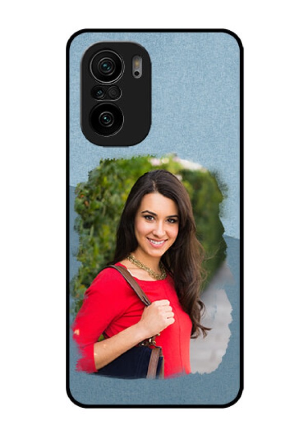 Mi 11x Pro 5G Custom Glass Mobile Case - Grunge Line Art Design