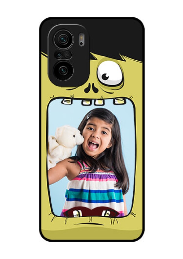 Mi 11x Pro 5G Personalized Glass Phone Case - Cartoon monster back case Design
