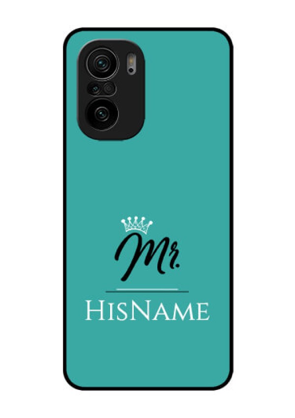 Mi 11x Pro 5G Custom Glass Phone Case Mr with Name