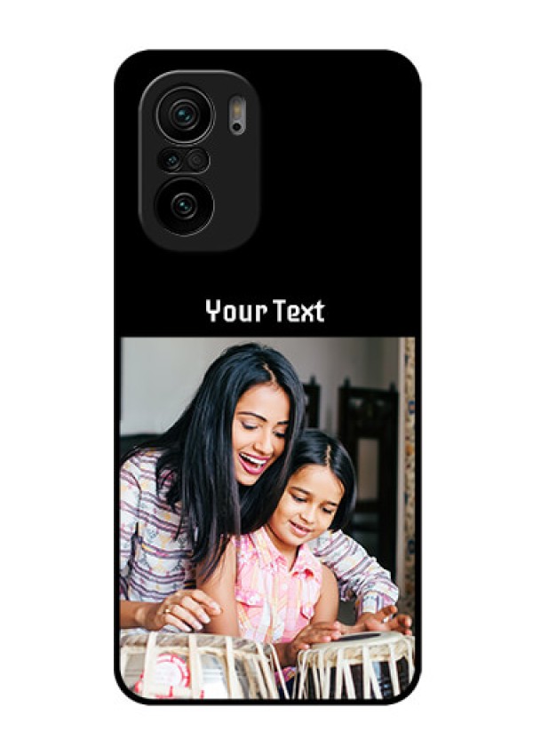 Mi 11x Pro 5G Photo with Name on Glass Phone Case