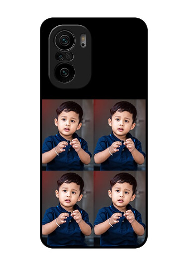 Mi 11x Pro 5G 4 Image Holder on Glass Mobile Cover