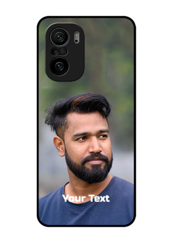 Mi 11x Pro 5G Glass Mobile Cover: Photo with Text