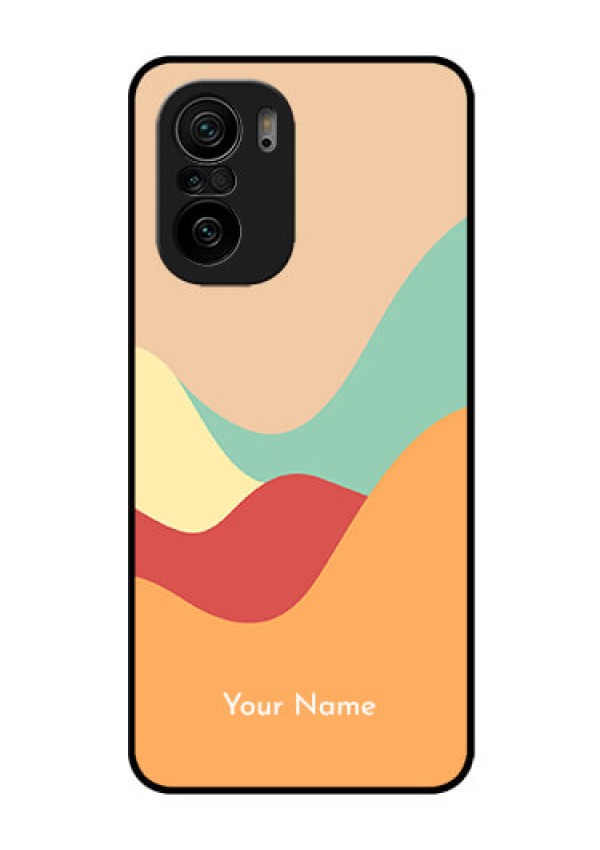 Xiaomi Mi 11X Pro 5G Personalized Glass Phone Case - Ocean Waves Multi-colour Design