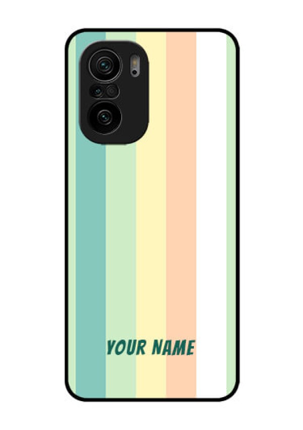 Xiaomi Mi 11X Pro 5G Photo Printing on Glass Case - Multi-colour Stripes Design