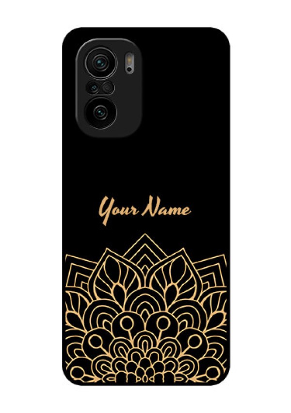 Xiaomi Mi 11X Pro 5G Custom Glass Phone Case - Golden mandala Design