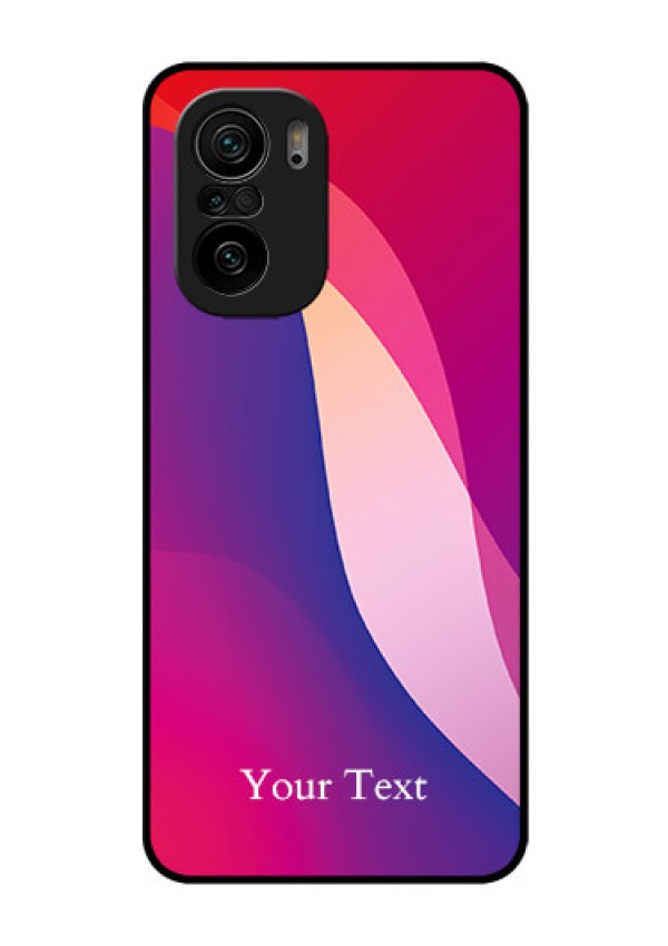 Xiaomi Mi 11X Pro 5G Personalized Glass Phone Case - Digital abstract Overlap Design