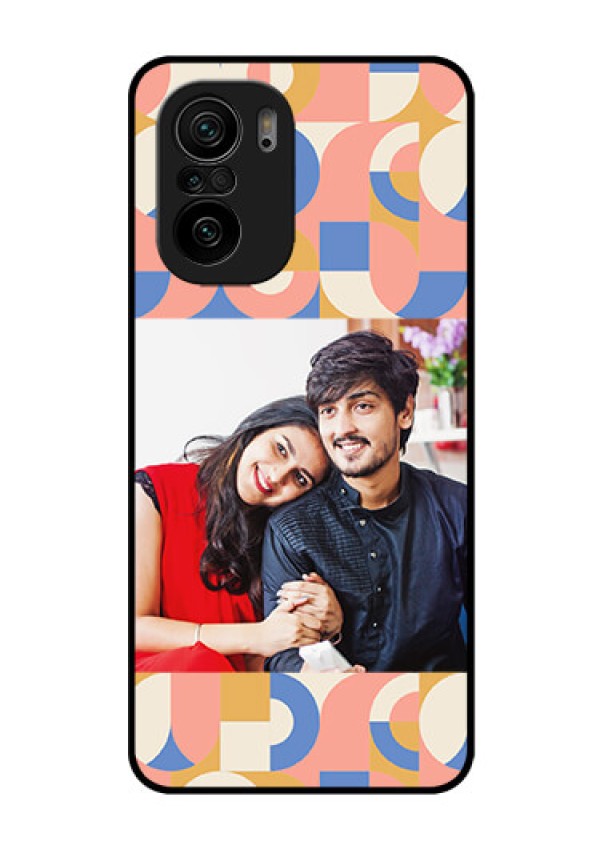 Xiaomi Mi 11X Pro 5G Photo Printing on Glass Case - Semi-circle Maze Pattern Design