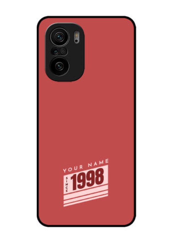 Xiaomi Mi 11X Pro 5G Custom Glass Phone Case - Red custom year of birth Design