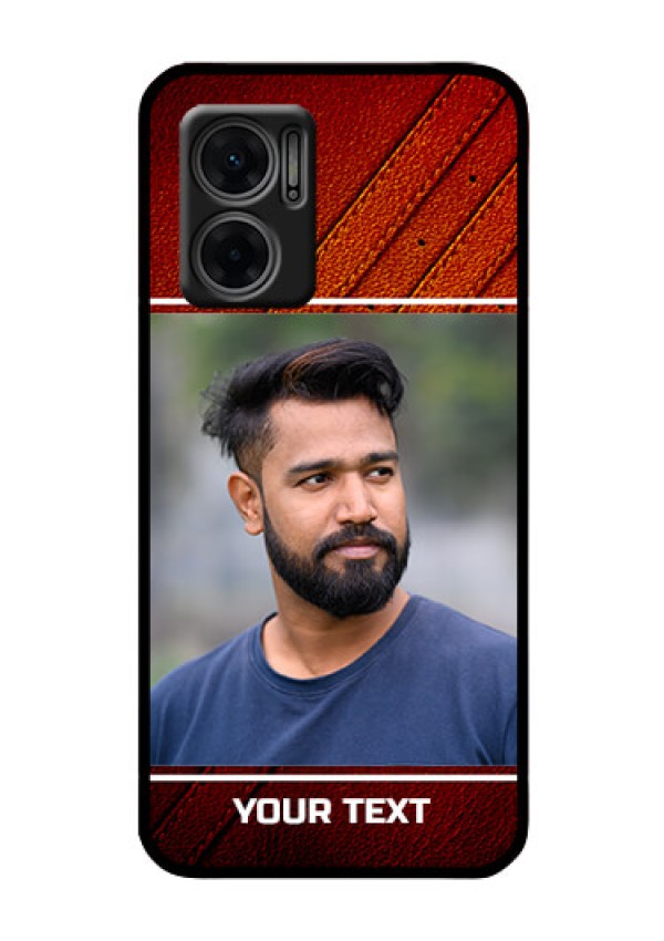 Xiaomi Redmi 11 Prime 5G Personalized Glass Phone Case - Leather Phone Case Design