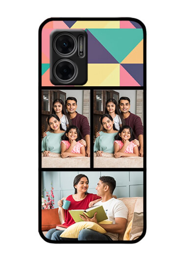 Xiaomi Redmi 11 Prime 5G Custom Glass Phone Case - Bulk Pic Upload Design