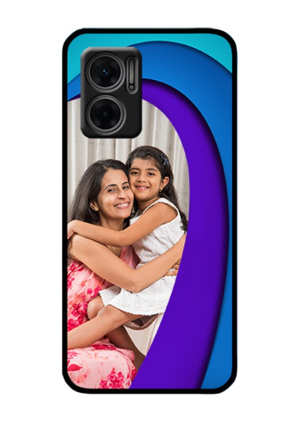 Xiaomi Redmi 11 Prime 5G Photo Printing on Glass Case - Simple Pattern Design