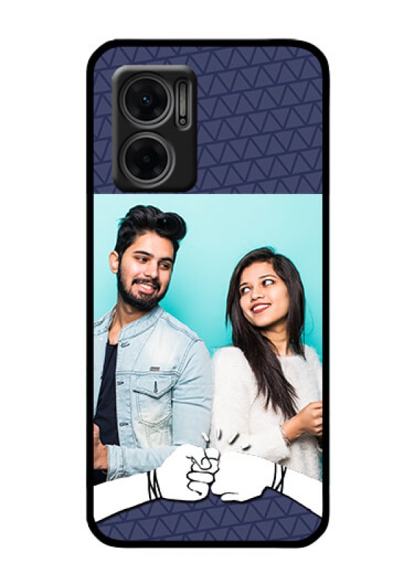 Xiaomi Redmi 11 Prime 5G Photo Printing on Glass Case - with Best Friends Design