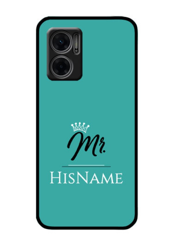 Xiaomi Redmi 11 Prime 5G Custom Glass Phone Case Mr with Name