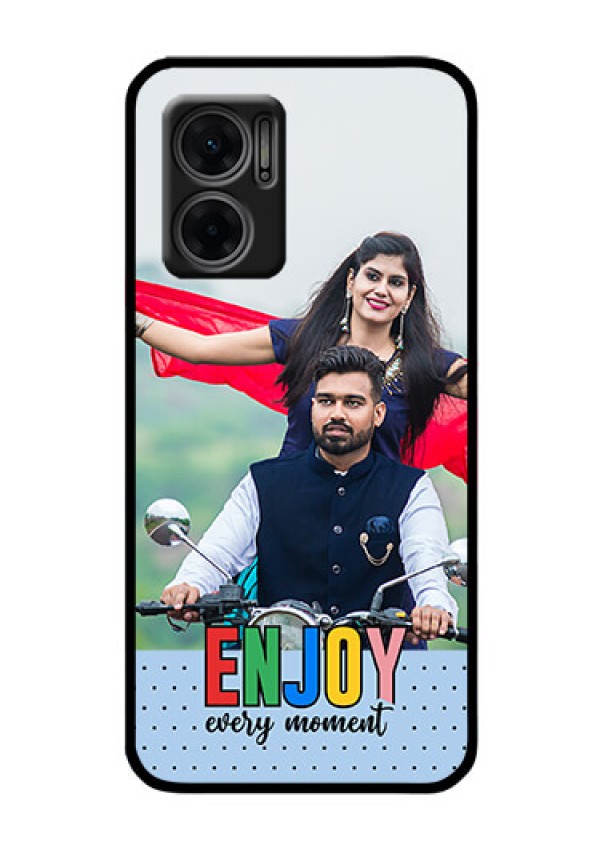 Xiaomi Redmi 11 Prime 5G Photo Printing on Glass Case - Enjoy Every Moment Design
