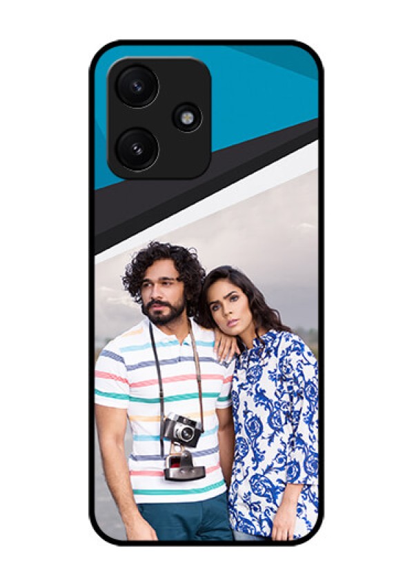Xiaomi Redmi 12 5G Photo Printing on Glass Case - Simple Pattern Photo Upload Design
