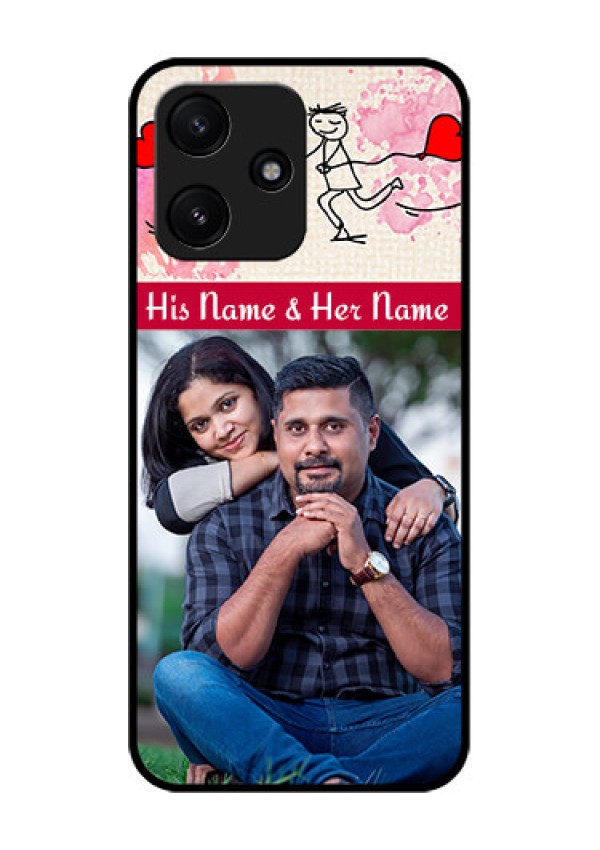 Xiaomi Redmi 12 5G Photo Printing on Glass Case - You and Me Case Design
