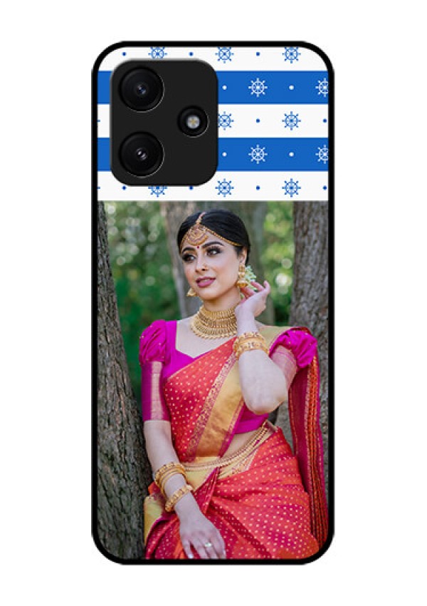 Xiaomi Redmi 12 5G Photo Printing on Glass Case - Snow Pattern Design