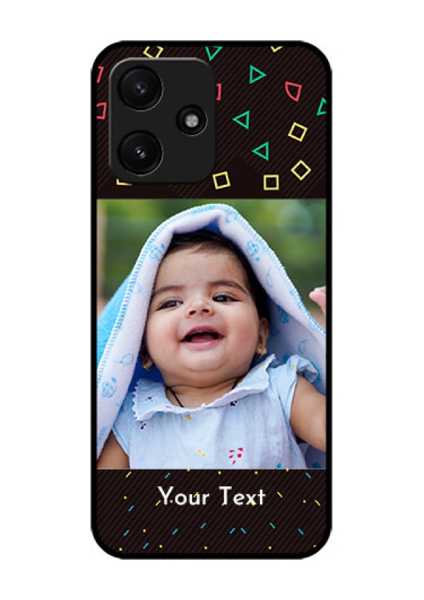 Xiaomi Redmi 12 5G Custom Glass Phone Case - with confetti birthday design