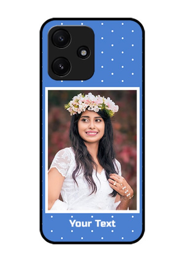 Xiaomi Redmi 12 5G Photo Printing on Glass Case - Polka dots design