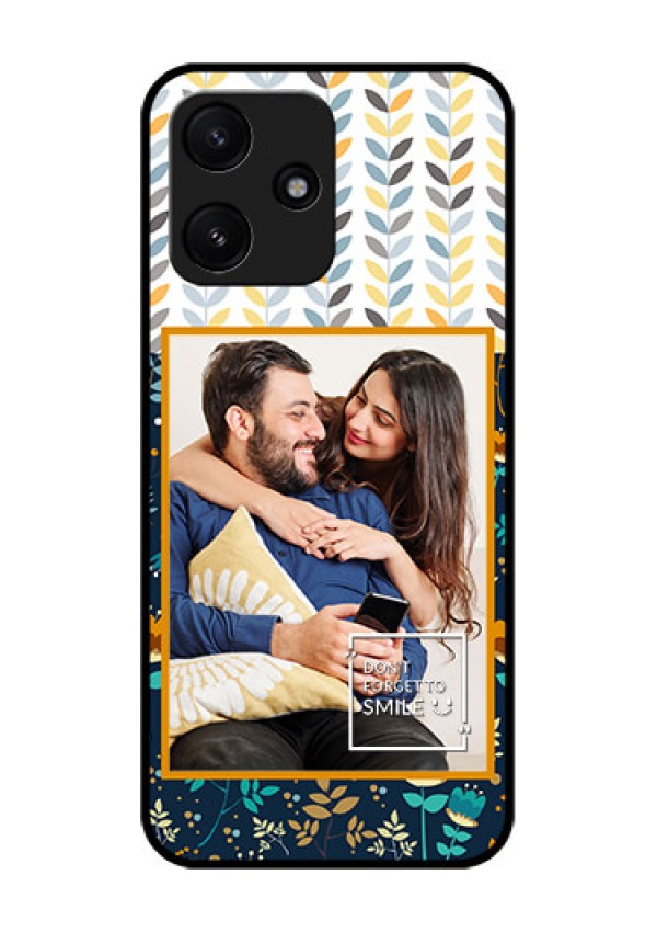 Xiaomi Redmi 12 5G Custom Glass Mobile Case - Pattern Design