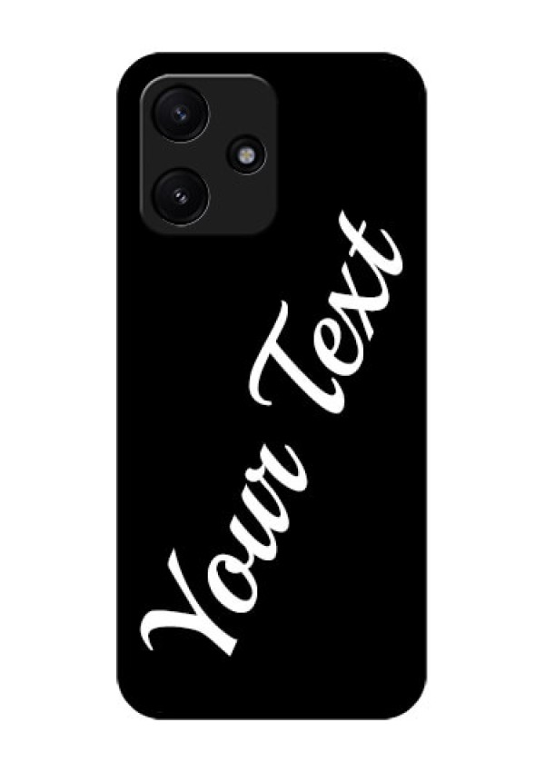 Xiaomi Redmi 12 5G Custom Glass Mobile Cover with Your Name