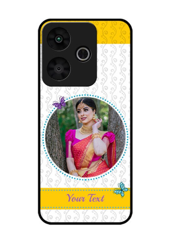 Redmi 13 5G Custom Glass Phone CaseGirls Premium Case Design
