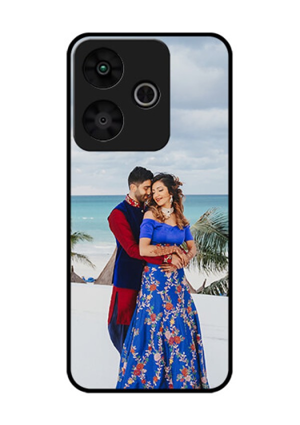 Redmi 13 5G Custom Glass Phone CaseUpload Full Picture Design