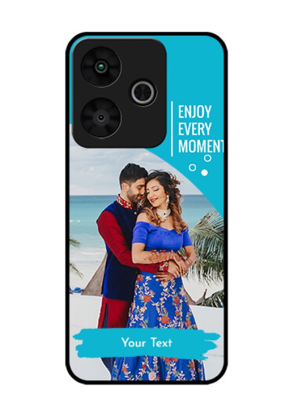 Redmi 13 5G Custom Glass Phone CaseHappy Moment Design