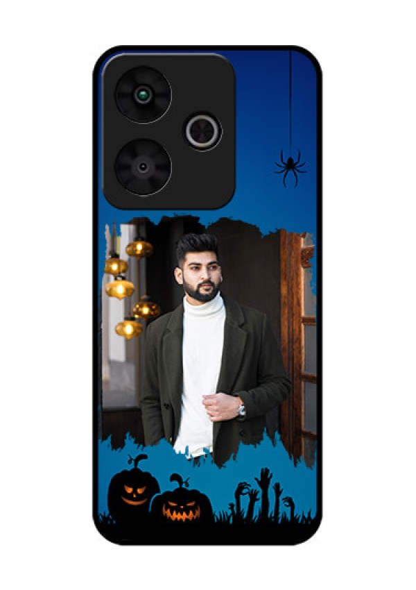 Redmi 13 5G Custom Glass Phone CaseWith Pro Halloween Design