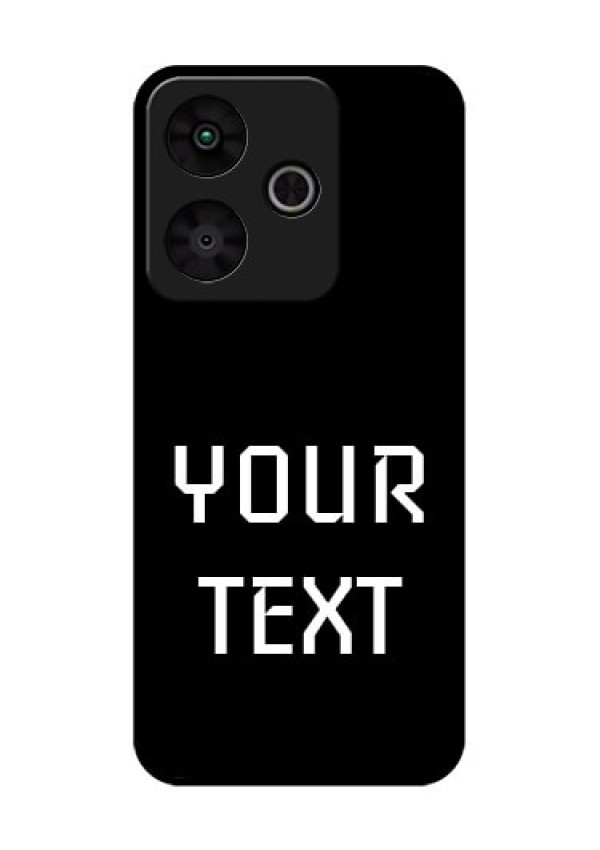 Redmi 13 5G Custom Glass Phone CaseYour Name Design