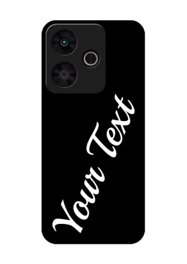 Redmi 13 5G Custom Glass Phone CaseWith Your Name Design