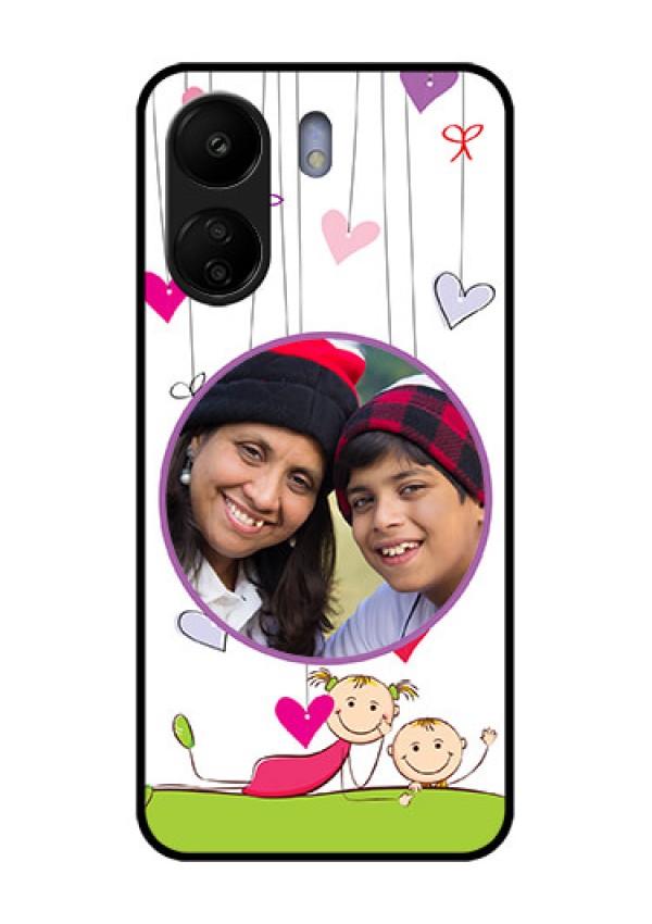 Xiaomi Redmi 13C 4G Custom Glass Phone Case - Cute Kids Phone Case Design