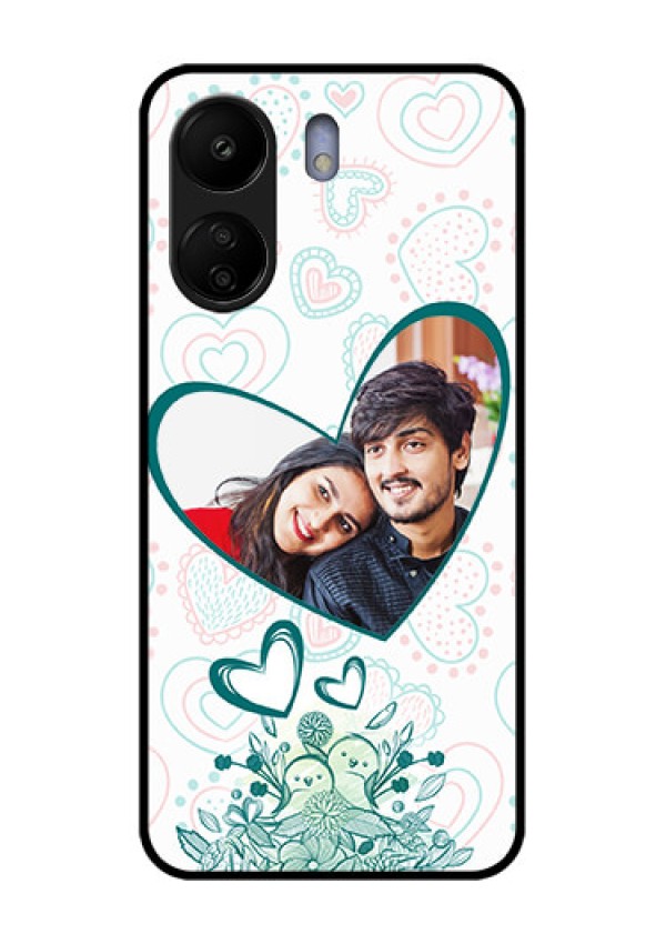 Xiaomi Redmi 13C 4G Custom Glass Phone Case - Premium Couple Design