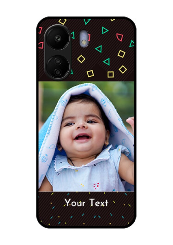 Xiaomi Redmi 13C 4G Custom Glass Phone Case - With Confetti Birthday Design