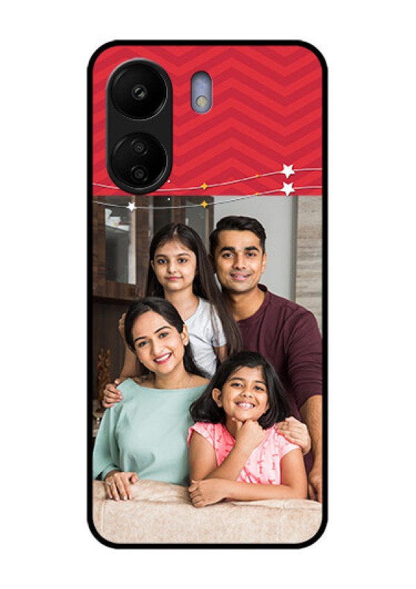 Xiaomi Redmi 13C 4G Custom Glass Phone Case - Happy Family Design