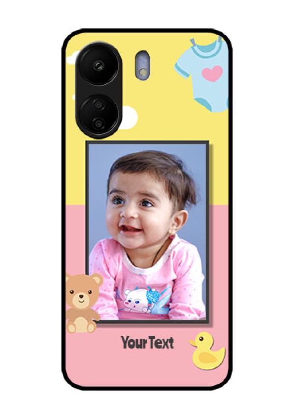 Xiaomi Redmi 13C 4G Custom Glass Phone Case - Kids 2 Color Design
