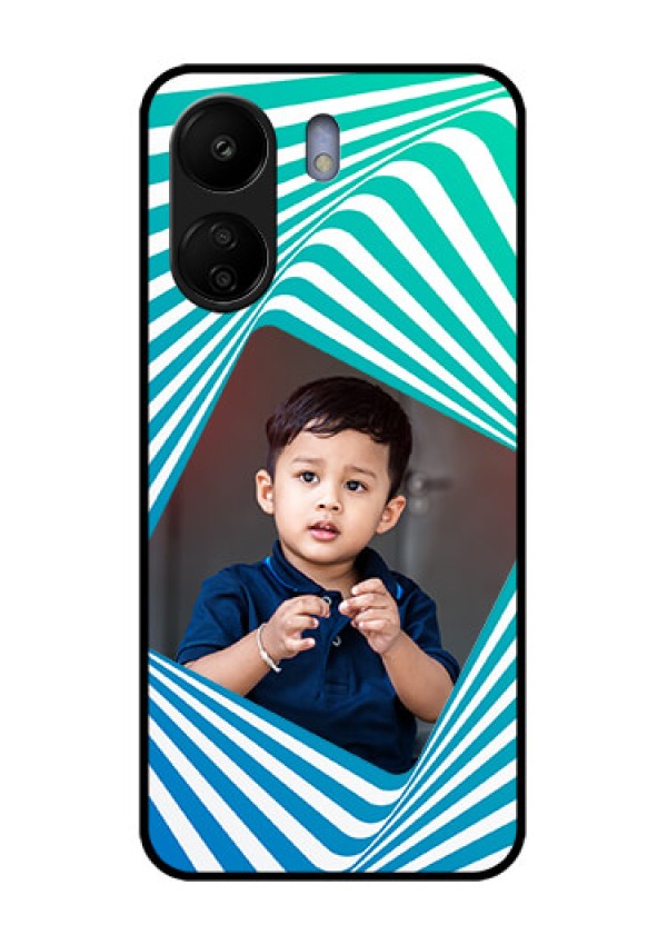 Xiaomi Redmi 13C 4G Custom Glass Phone Case - Abstract Spiral Design