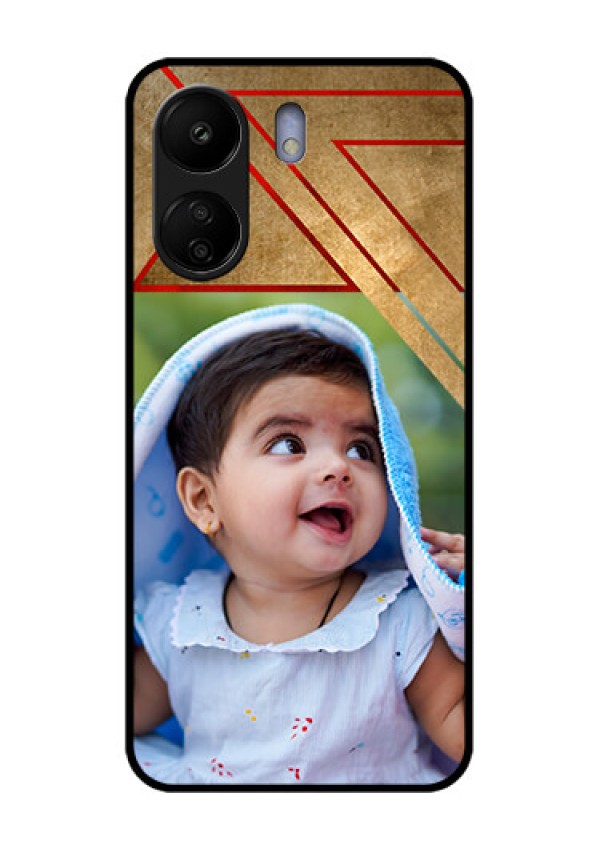 Xiaomi Redmi 13C 4G Custom Glass Phone Case - Gradient Abstract Texture Design