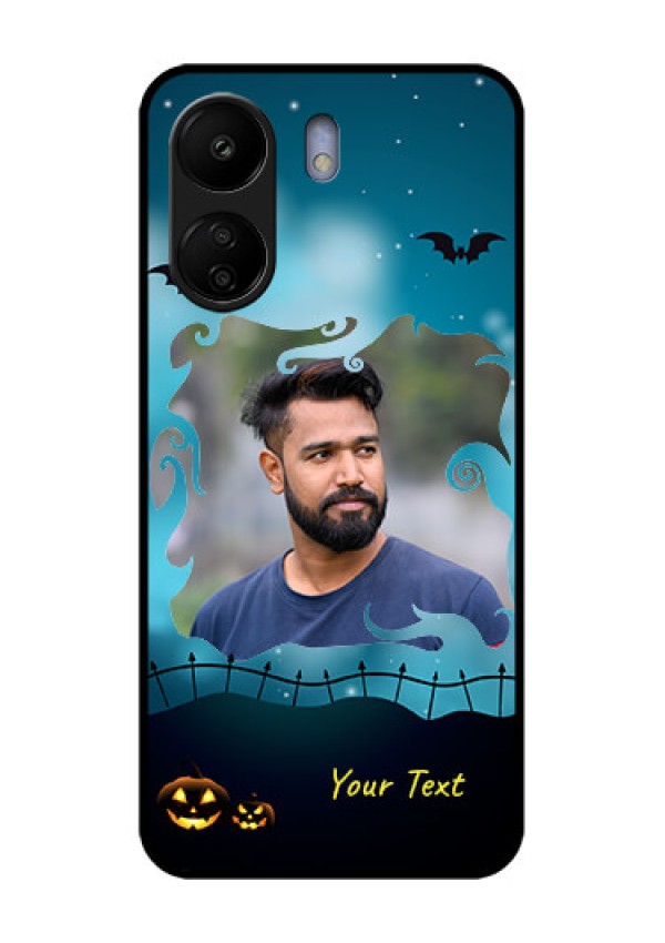 Xiaomi Redmi 13C 4G Custom Glass Phone Case - Halloween Frame Design