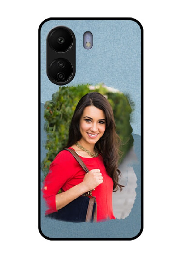 Xiaomi Redmi 13C 4G Custom Glass Phone Case - Grunge Line Art Design