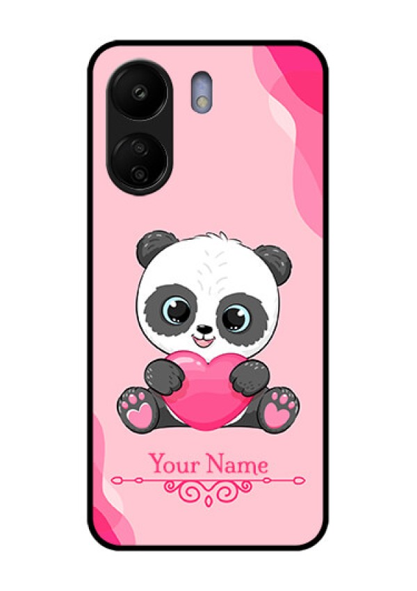 Xiaomi Redmi 13C 4G Custom Glass Phone Case - Cute Panda Design