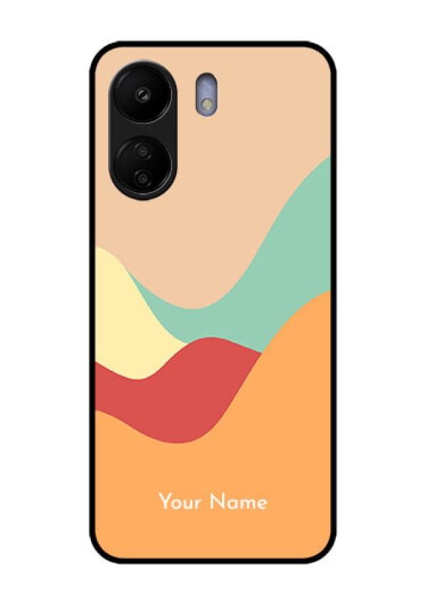 Xiaomi Redmi 13C 4G Custom Glass Phone Case - Ocean Waves Multi - Colour Design