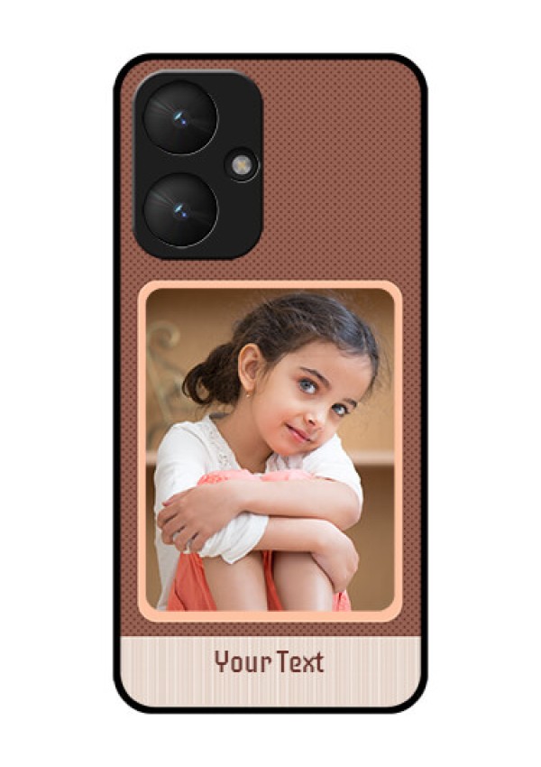 Xiaomi Redmi 13C 5G Custom Glass Phone Case - Simple Pic Upload Design